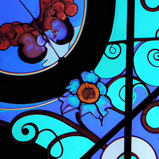 Applique Tiffany Art Nouveau