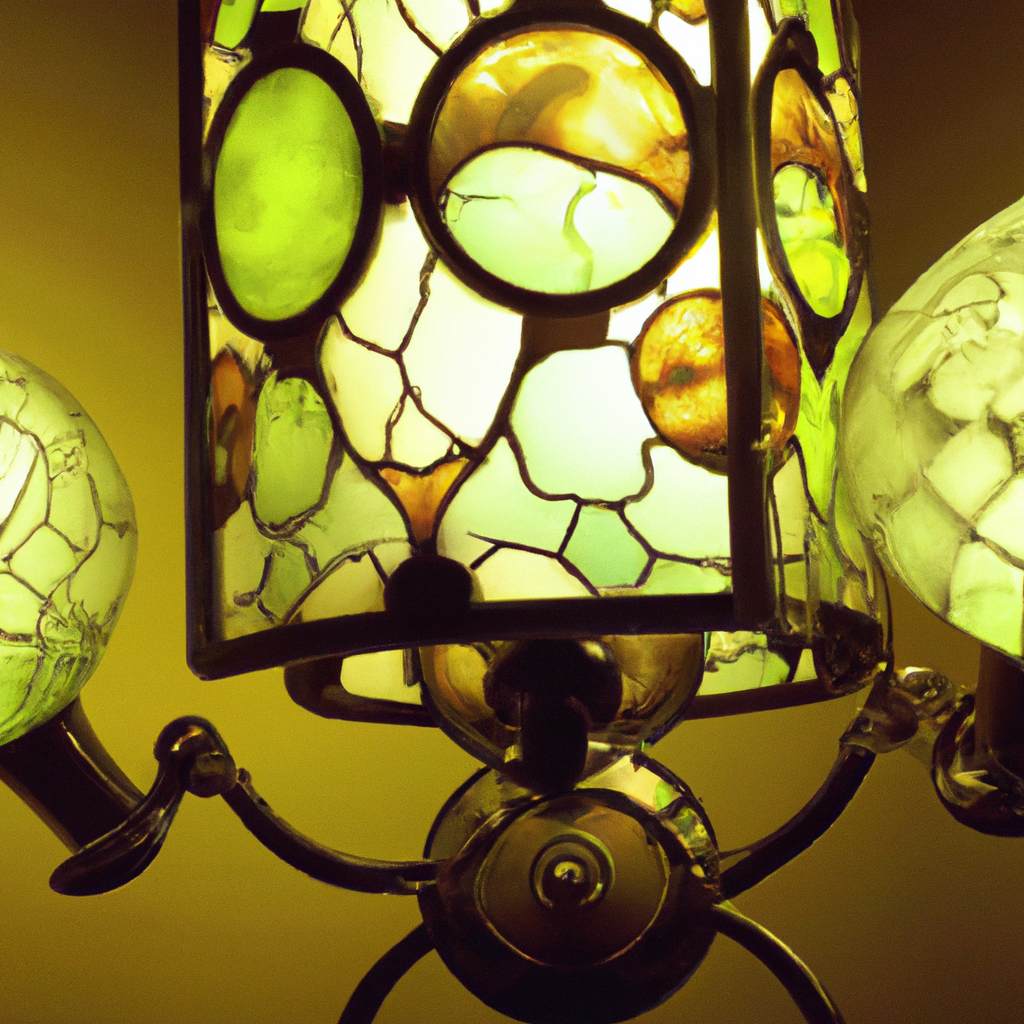 lampadaire tiffany belle epoque