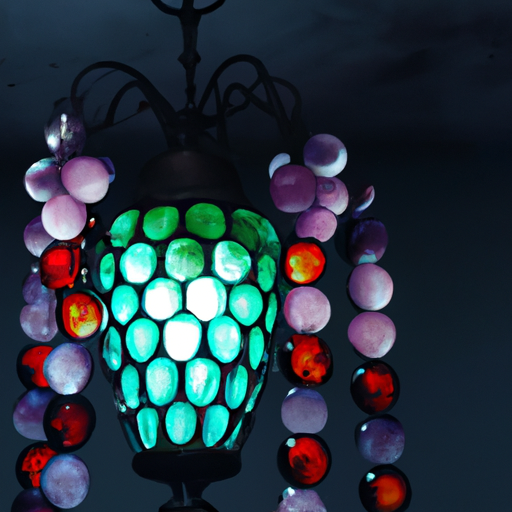 Lampe Tiffany grappe de raisin