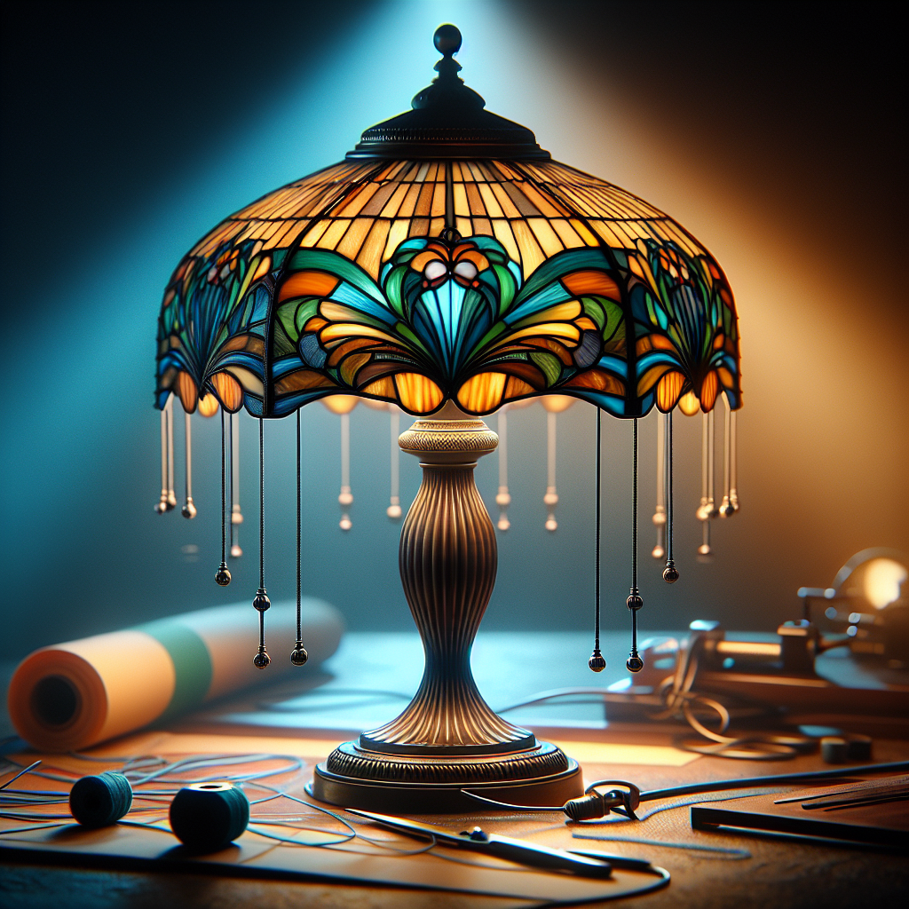 recherche d'occasion lampe style tiffany